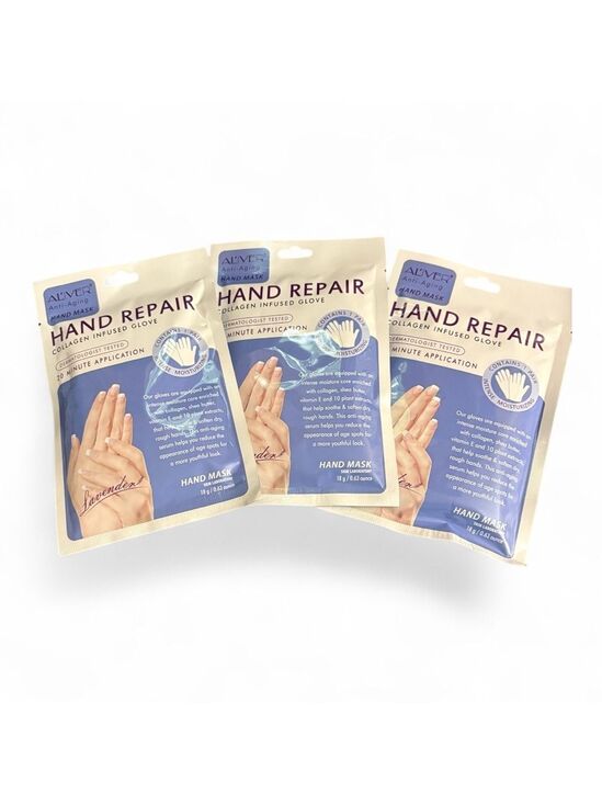Terra Other - AL’IVER Anti-Aging Hand Repair Collagen Infused Gloves Set of 3 NIP